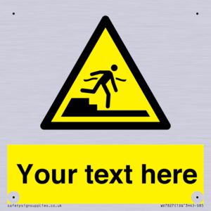 Custom warning Submerged step or steps